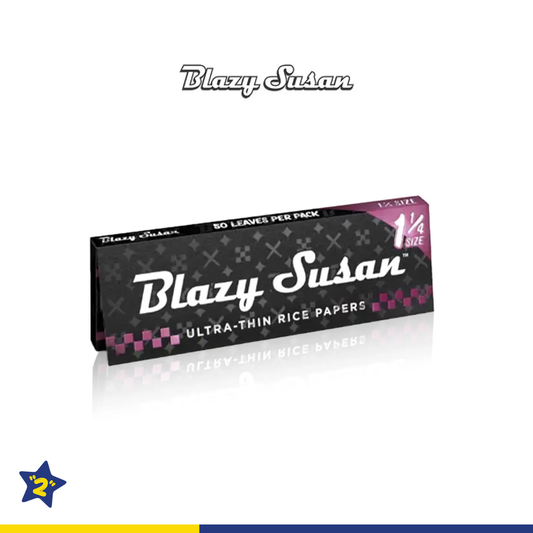 BLAZY SUSAN ULTRA THIN RICE ROLLING PAPERS 50PK/DISPLAY