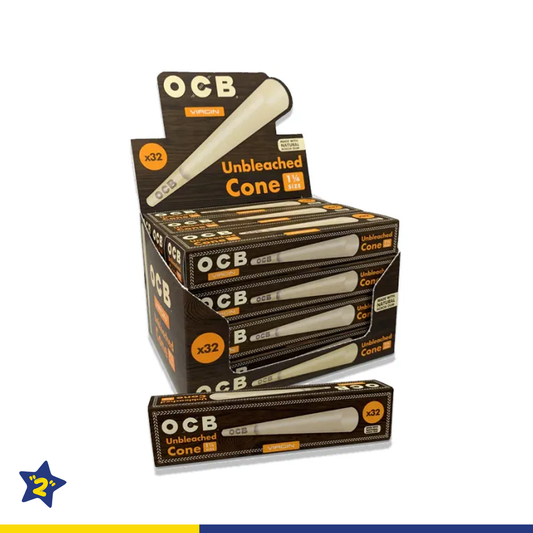OCB VIRGIN UNBLEACHED PRE-ROLLED CONES