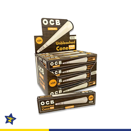 OCB VIRGIN UNBLEACHED PRE-ROLLED CONES