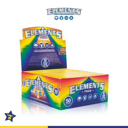 ELEMENTS PRISM KING SIZE ROLLING PAPER 32CT/50PK