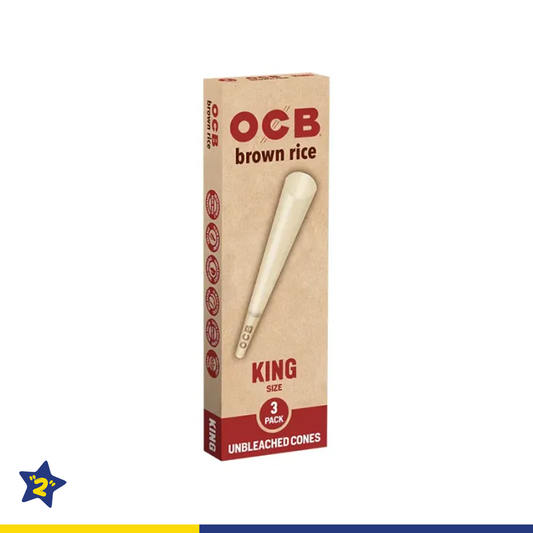 OCB BROWN RICE UNBLEACHED PRE-ROLLED CONES