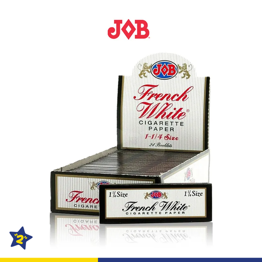 JOB FRENCH WHITE 1¼ ROLLING PAPER 24CT/PK
