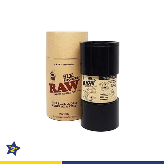 RAW SIX SHOOTER VARIABLE QUANTITY CONE FILLER KING SIZE CONES