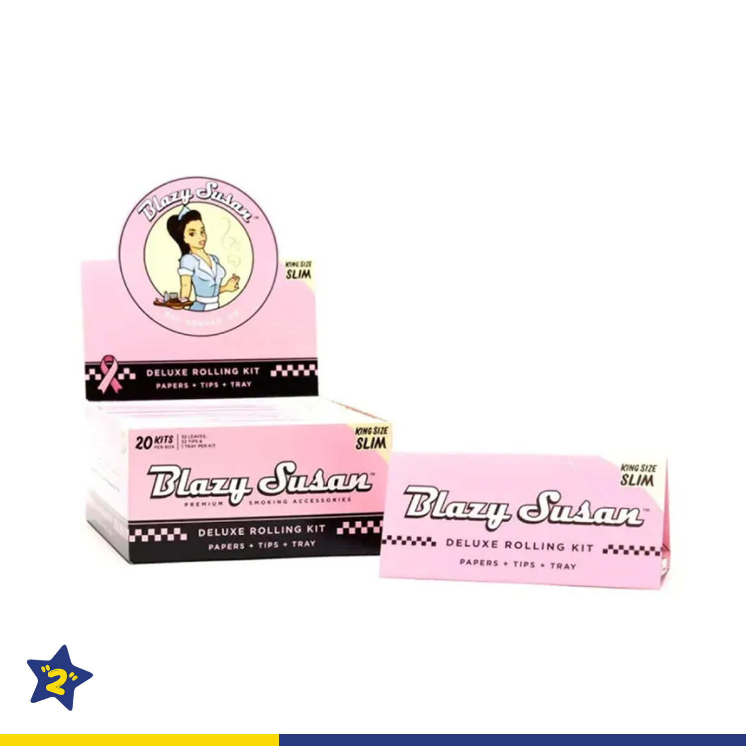 BLAZY SUSAN PINK ROLLING PAPERS