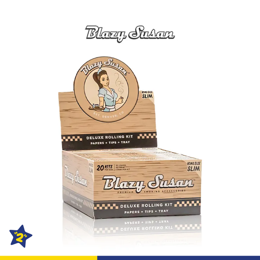 BLAZY SUSAN UNBLEACHED ROLLING PAPERS