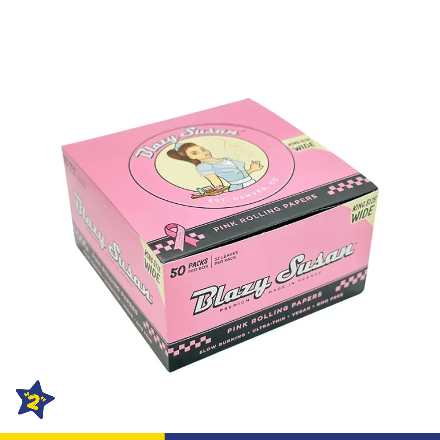 BLAZY SUSAN PINK ROLLING PAPERS