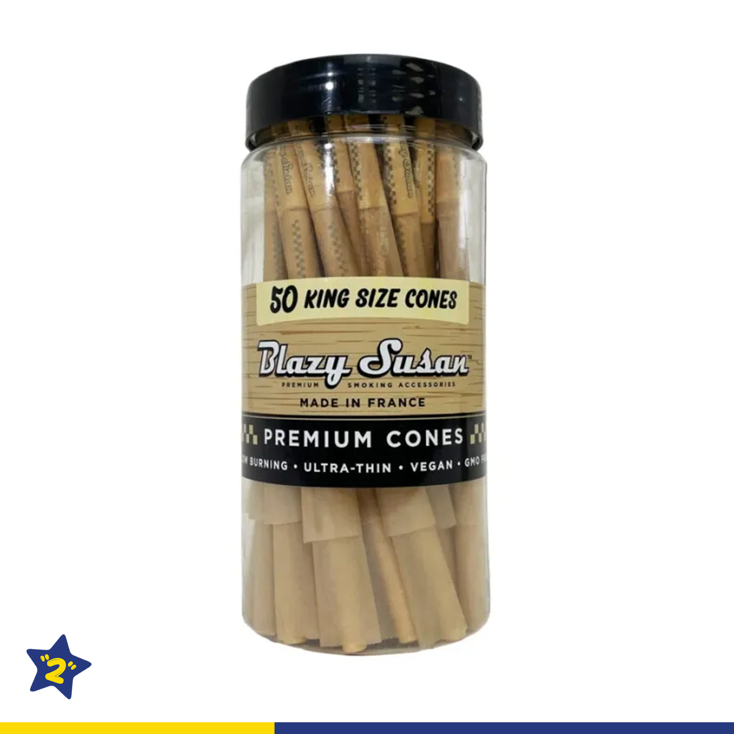 BLAZY SUSAN UNBLEACHED PRE ROLLED CONES