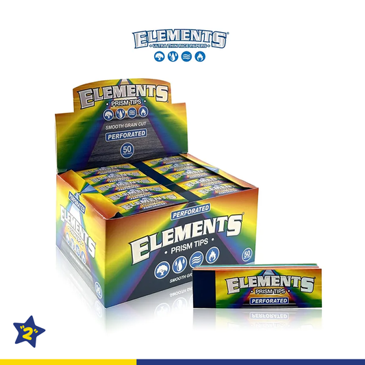ELEMENTS PRISM PERFORATED TIPS 50CT/50PK