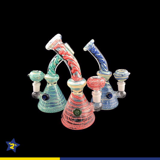 Heavy Fumed Inside Swirl Dab Rig