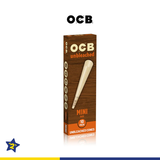 OCB VIRGIN UNBLEACHED MINI PRE-ROLLED CONES 10CT/32PK