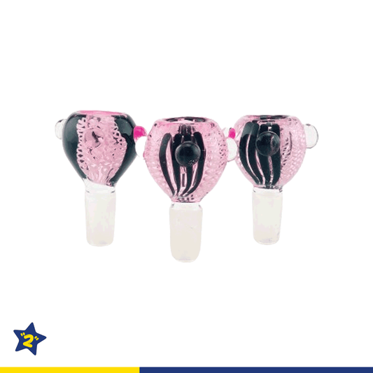 Black & Pink Inside Work Bowls