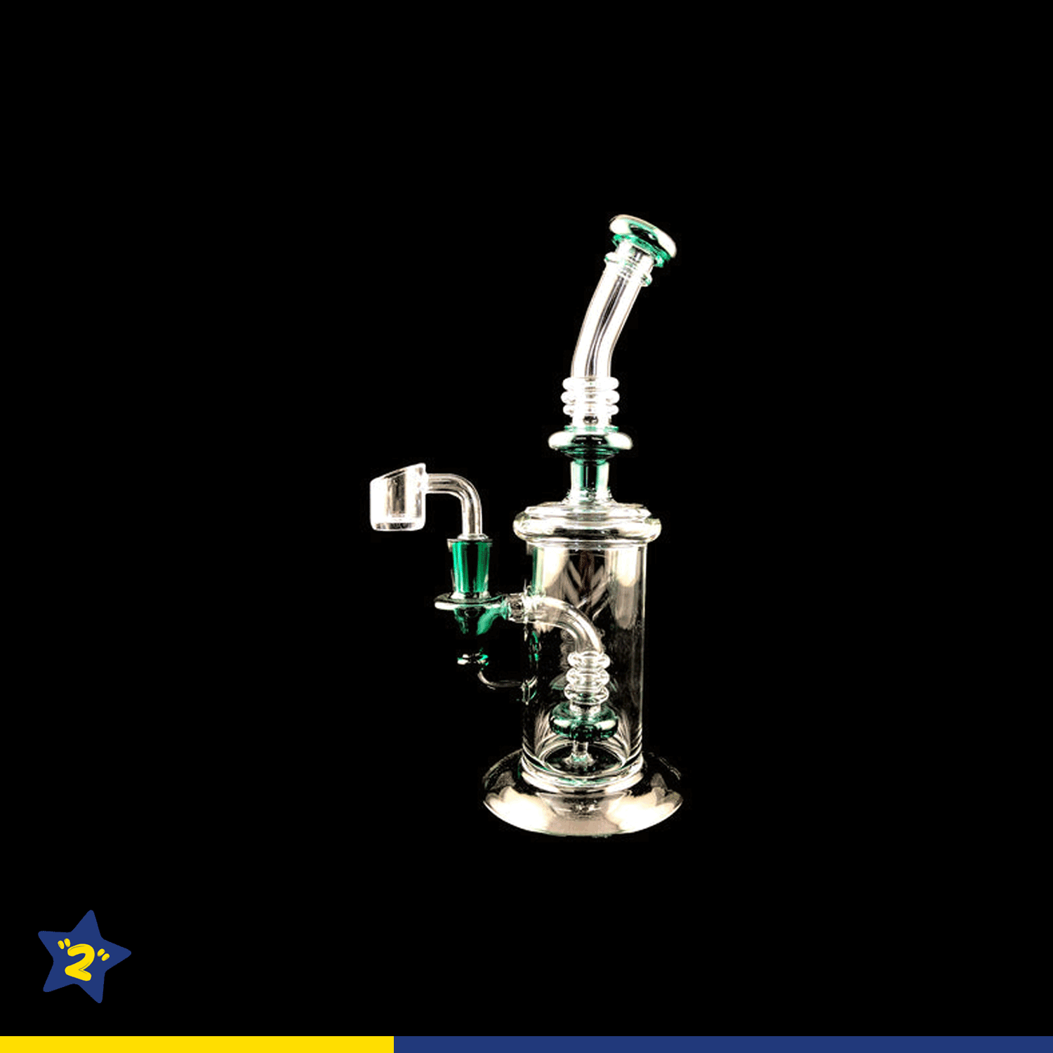 Triple Ring Shower Perc Dab Rig