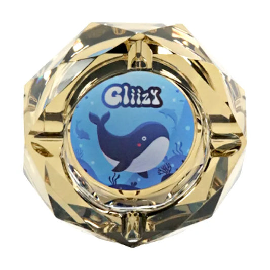 GLIIZY SEA WORLD DIAMOND CRYSTAL ASHTRAY