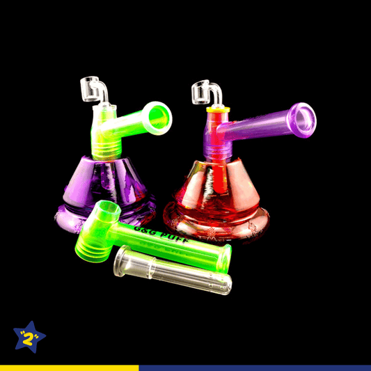 Glass Base Acrylic Mouth Dab Rig Kit