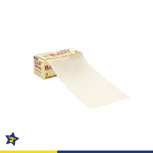 RAW Organic Hemp 3 Meter Rolls Rolling Paper