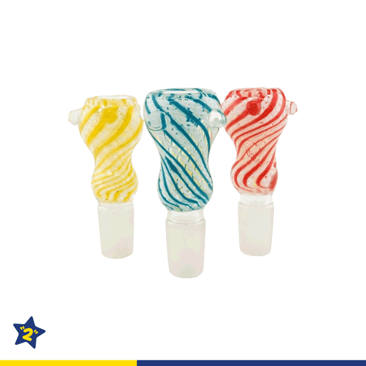 Twisted Color Funnel Bowls