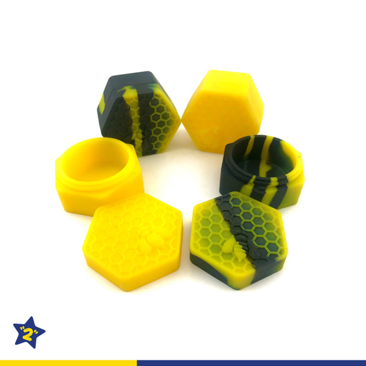 26ml Silicone Honeybee Hexagon Wax Jar