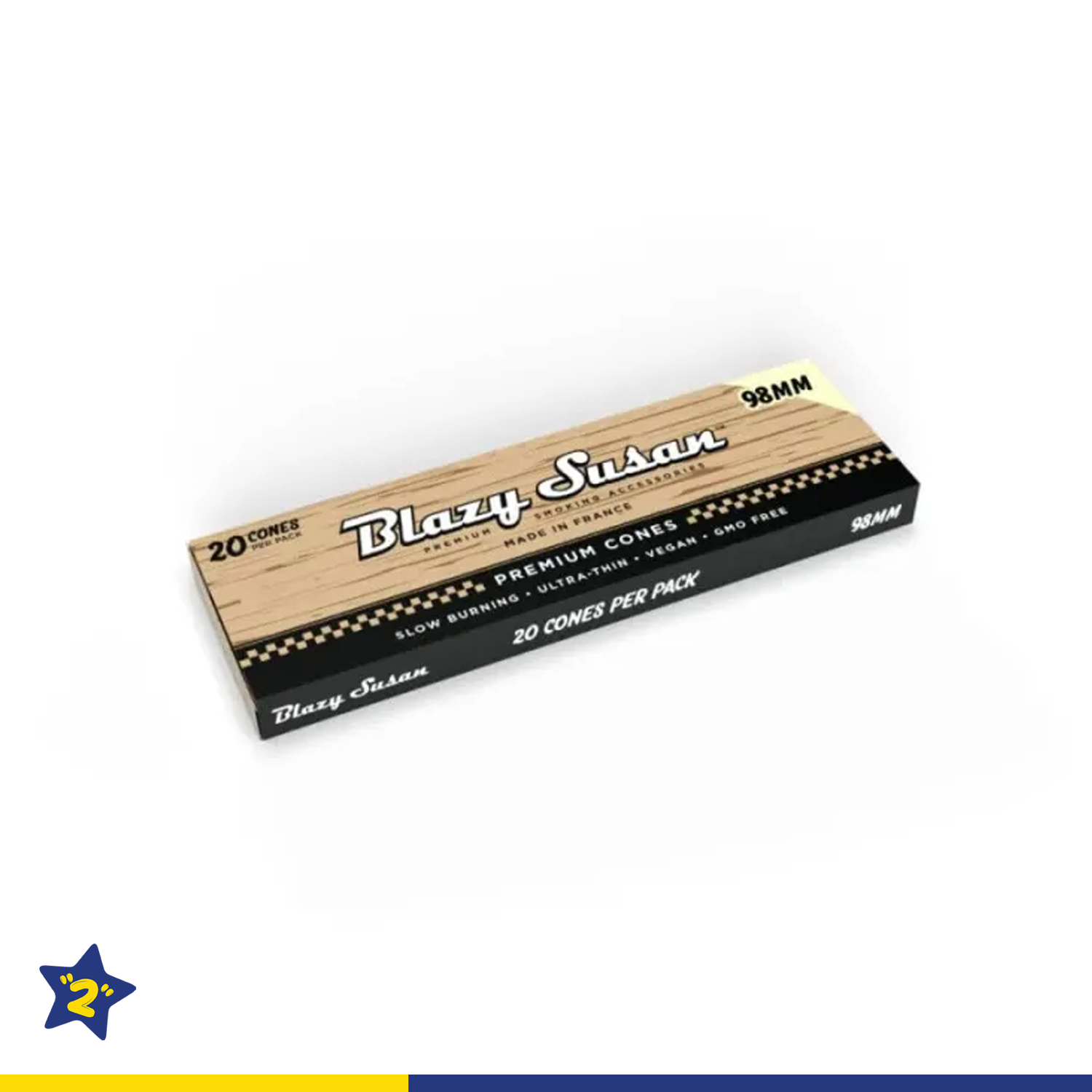 BLAZY SUSAN UNBLEACHED PRE ROLLED CONES