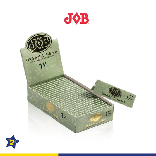 JOB ORGANIC HEMP 1¼ ROLLING PAPERS 24CT/24PK