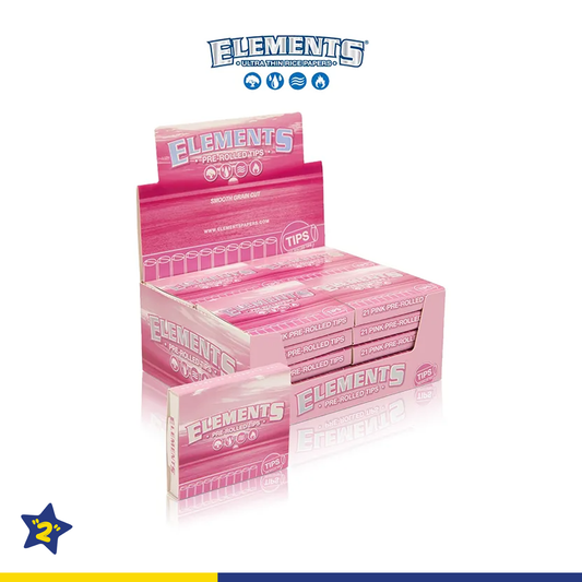 ELEMENTS PINK PRE-ROLLED TIPS 21CT/20PK