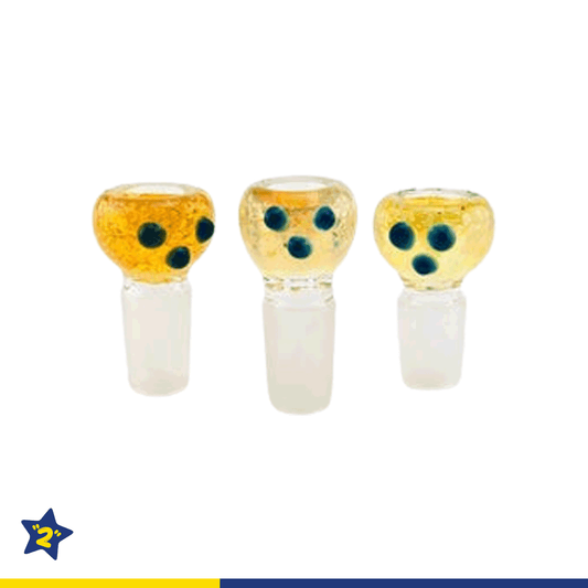 18mm Heavy Gold Fumed Bowls