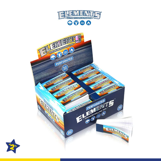 ELEMENTS PERFORATED ROLLING TIPS 50CT/50PK