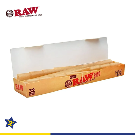 RAW CLASSIC CONES 32CT/PK