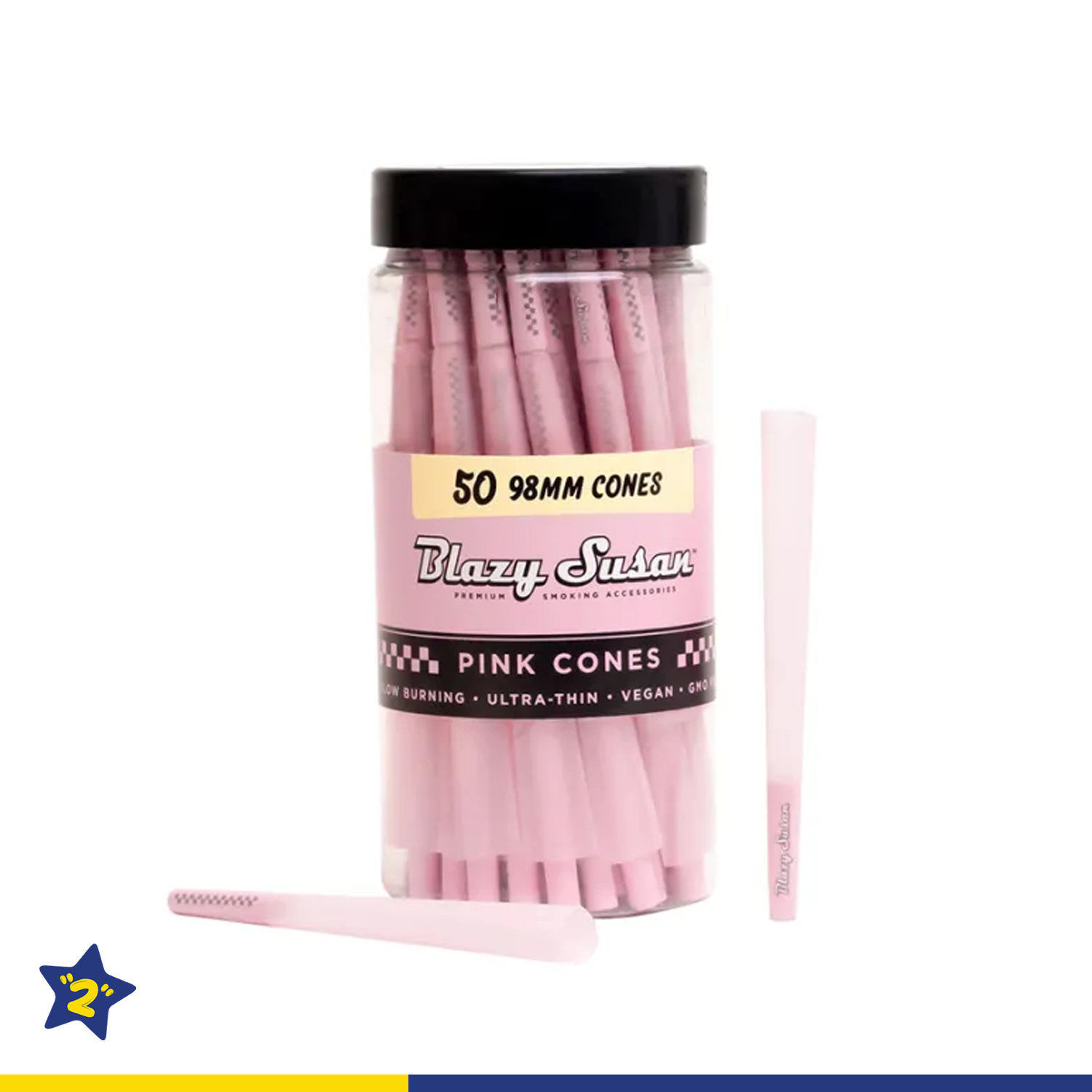 BLAZY SUSAN PINK PRE ROLLED CONES