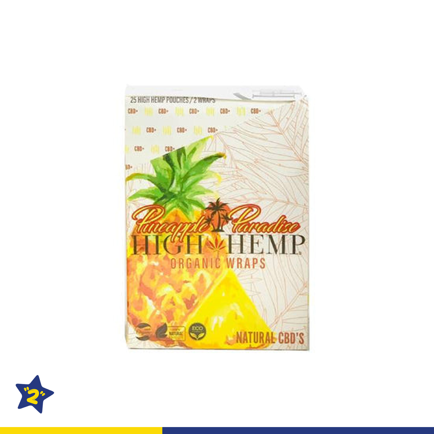 High Hemp Pineapple Paradise Organic Wraps