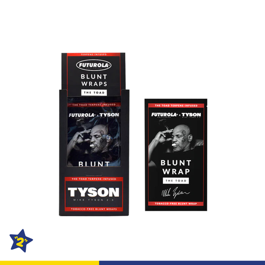Futurola x Mike Tyson Blunt Wraps (25 packs x 1 blunt wrap)