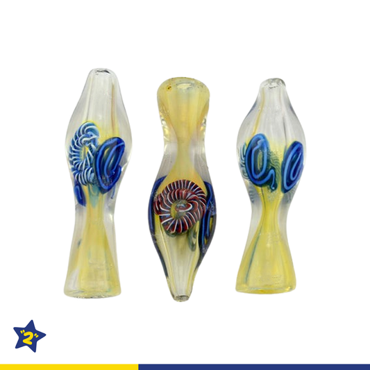 3" Round Body Inside Art Chillum