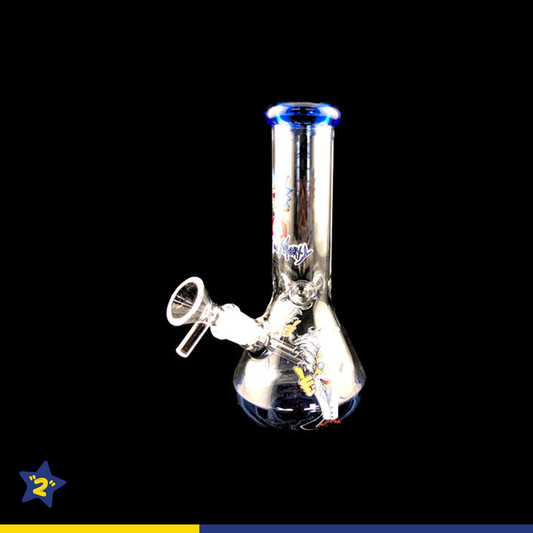 8" Rick & Einstein Beaker Water Pipe