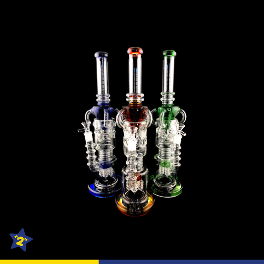 16" Terp Pearl Two Chamber Water Pipe