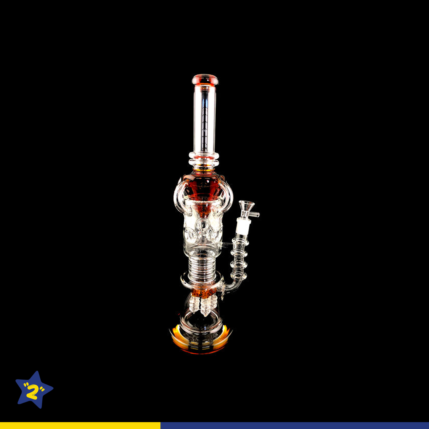 16" Terp Pearl Two Chamber Water Pipe