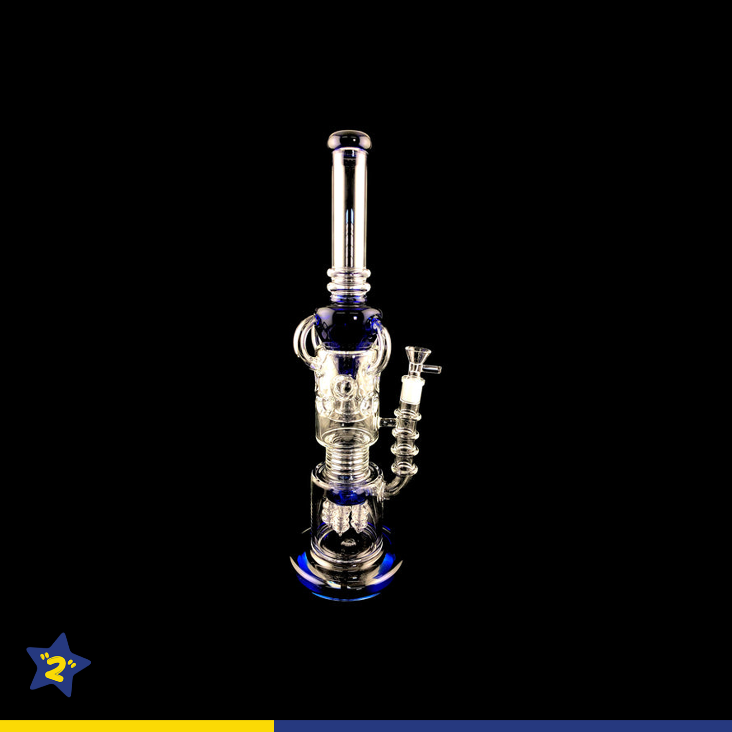 16" Terp Pearl Two Chamber Water Pipe