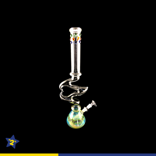 24" Heart Zong Fumed Beaker Water Pipe