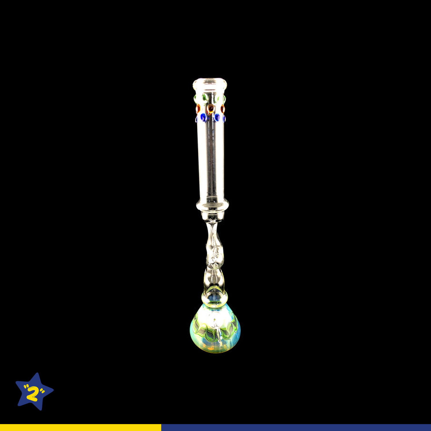 24" Heart Zong Fumed Beaker Water Pipe