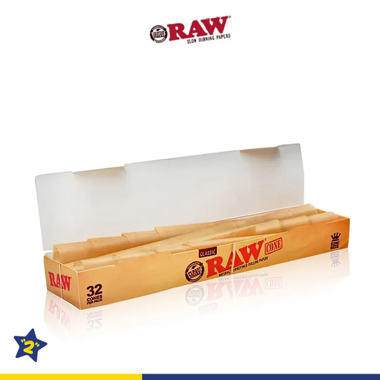 RAW CLASSIC CONES 32CT/PK
