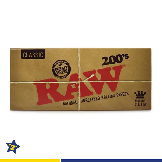 Raw 200's King Size Slim Paper