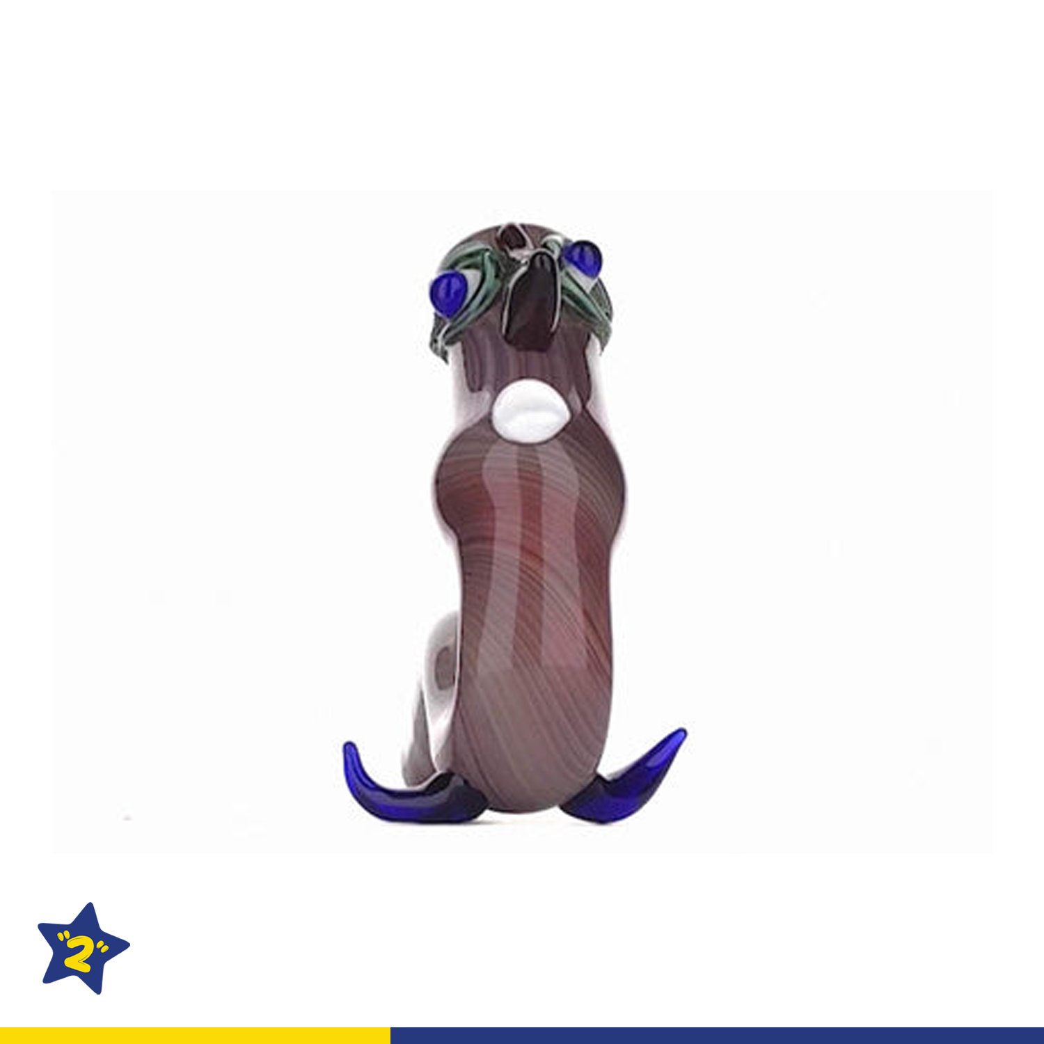 Heady Book Worm Pipe