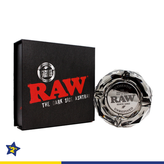 RAW 'The Dark Side' Crystal Glass Ashtray (3.5lb)