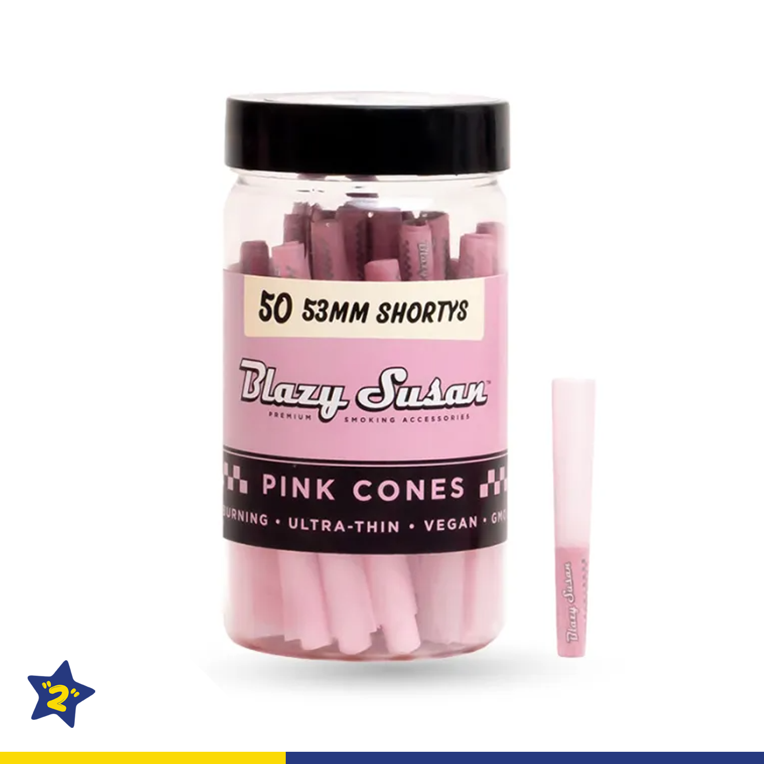 BLAZY SUSAN PINK PRE ROLLED CONES