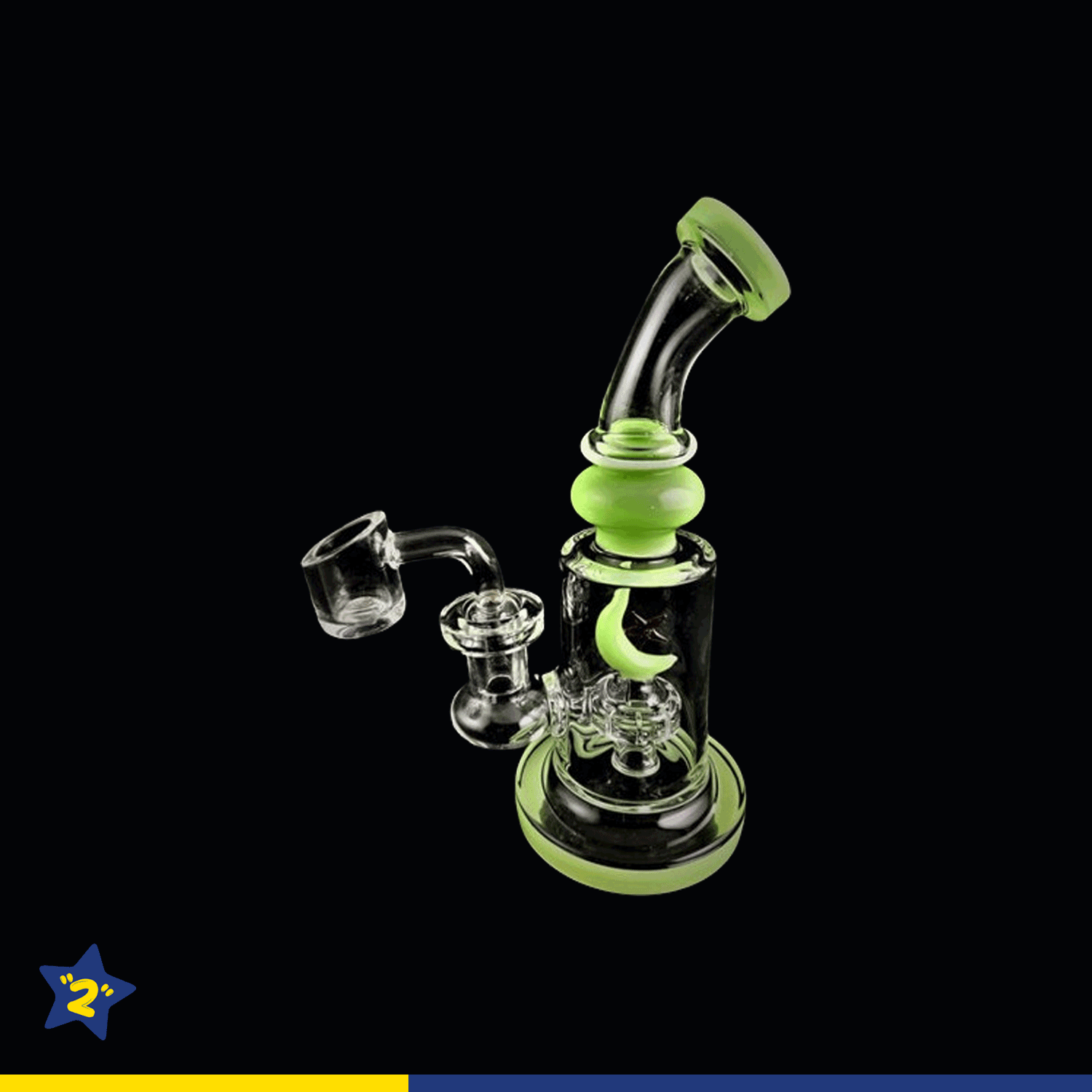 Slime Color Bent Mouth Dab Rig
