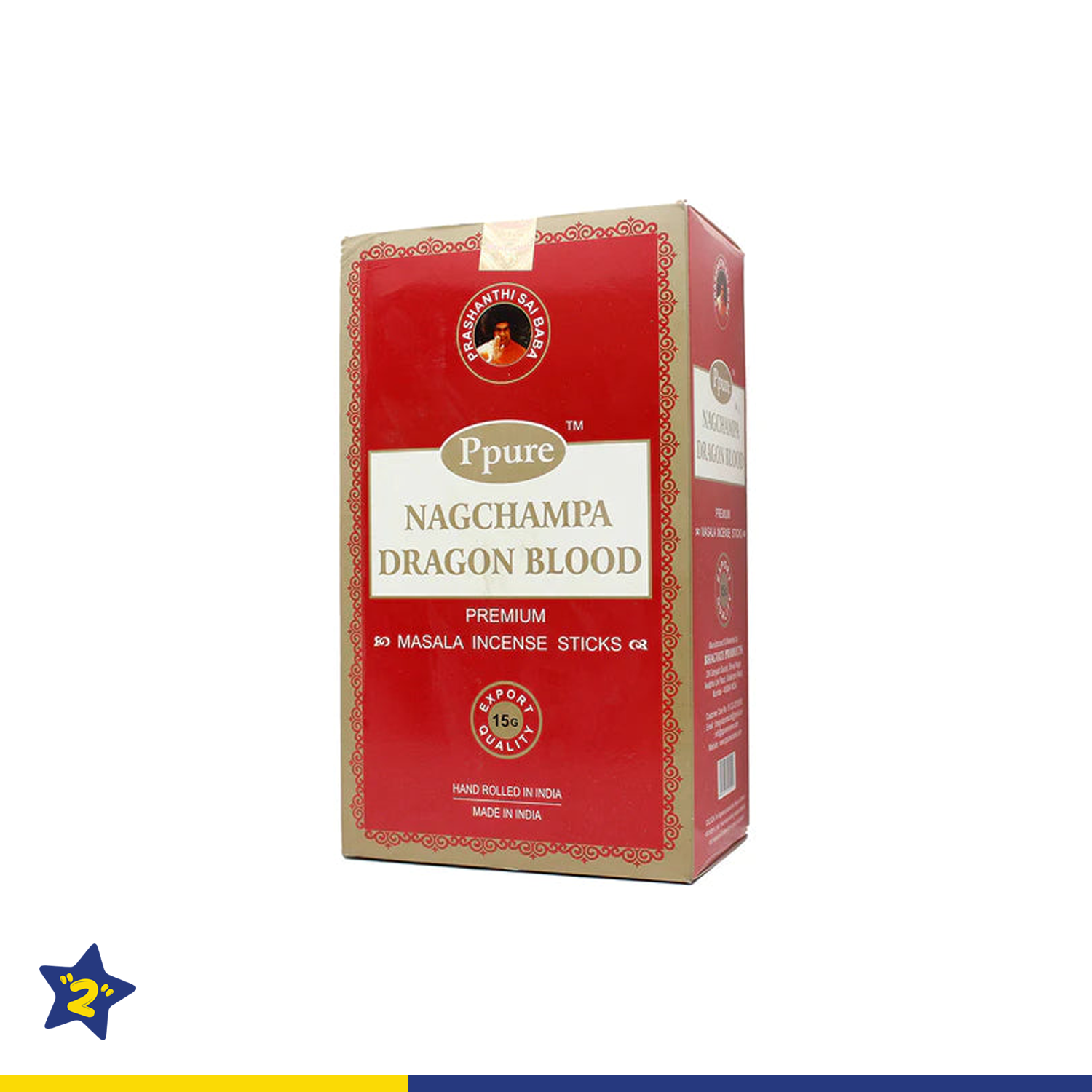 Ppure Nag Champa Dragon Blood Incense