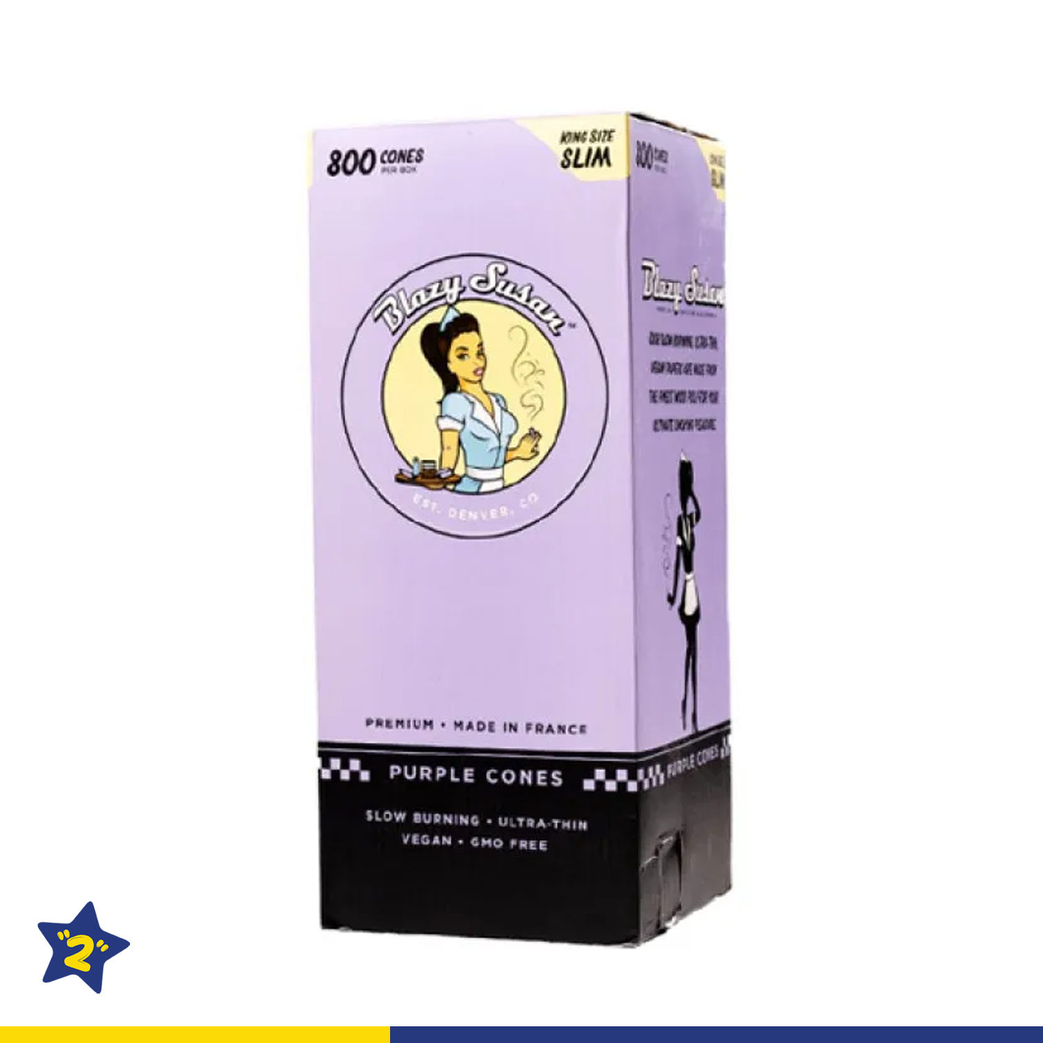 BLAZY SUSAN PURPLE PRE ROLLED CONES