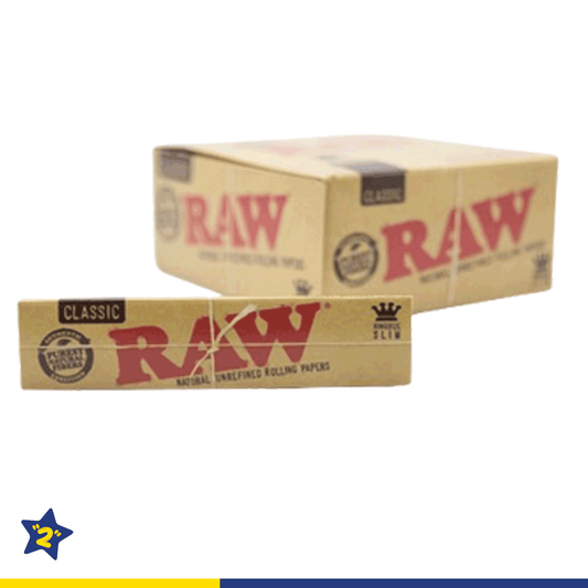 RAW CLASSIC KING SIZE SLIM ROLLING PAPER