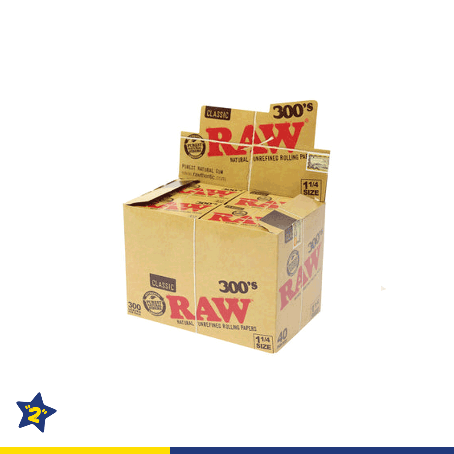 Raw Classic 300's Rolling Paper