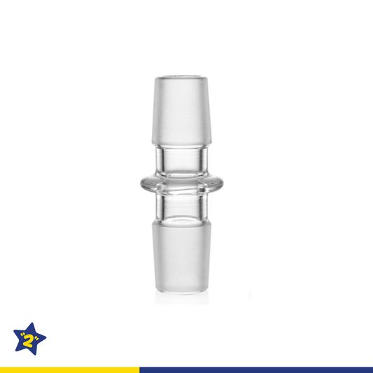 18mm Male To 18mm Male Glass Adapter