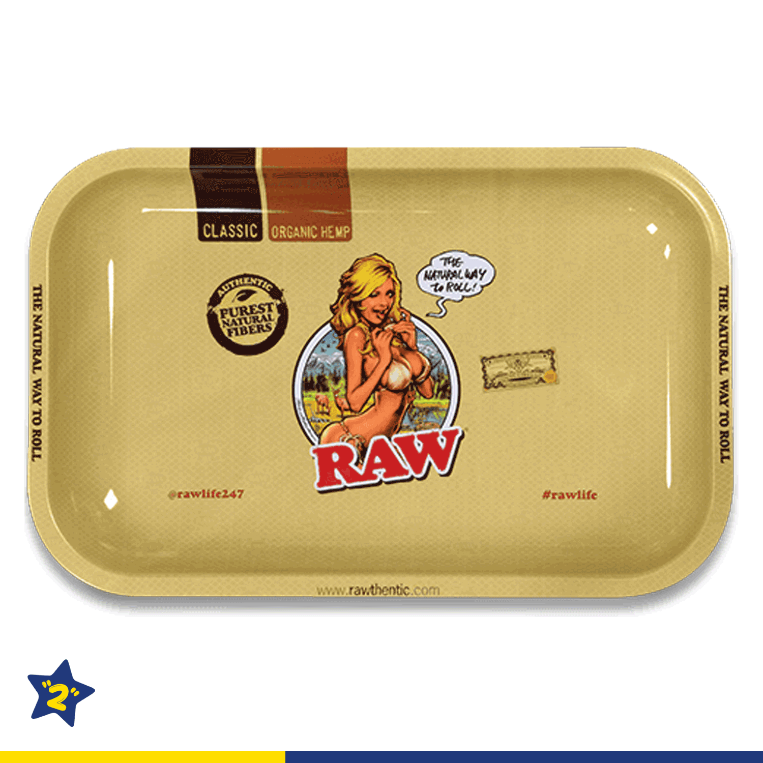 RAW Girl Rolling Tray Small