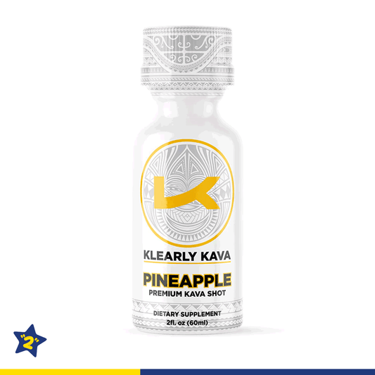 Klearly Kava Pineapple 2oz Shot - 12 Count Display